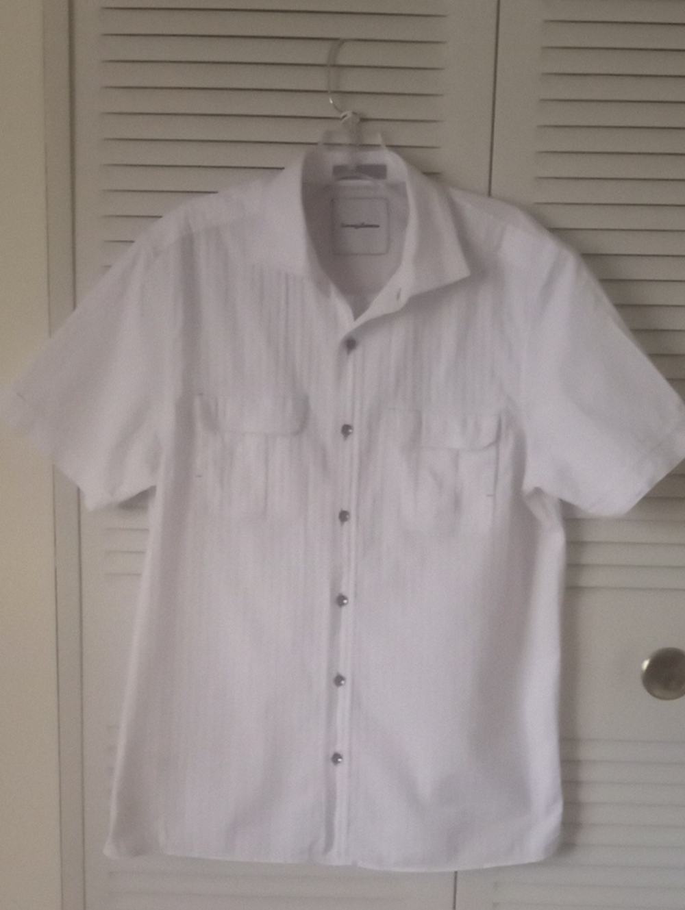 Tommy Bahama White Short-Sleeve Button-Down Camp Shirt